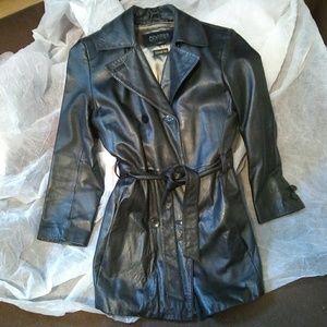 Black Leather Jacket Women's